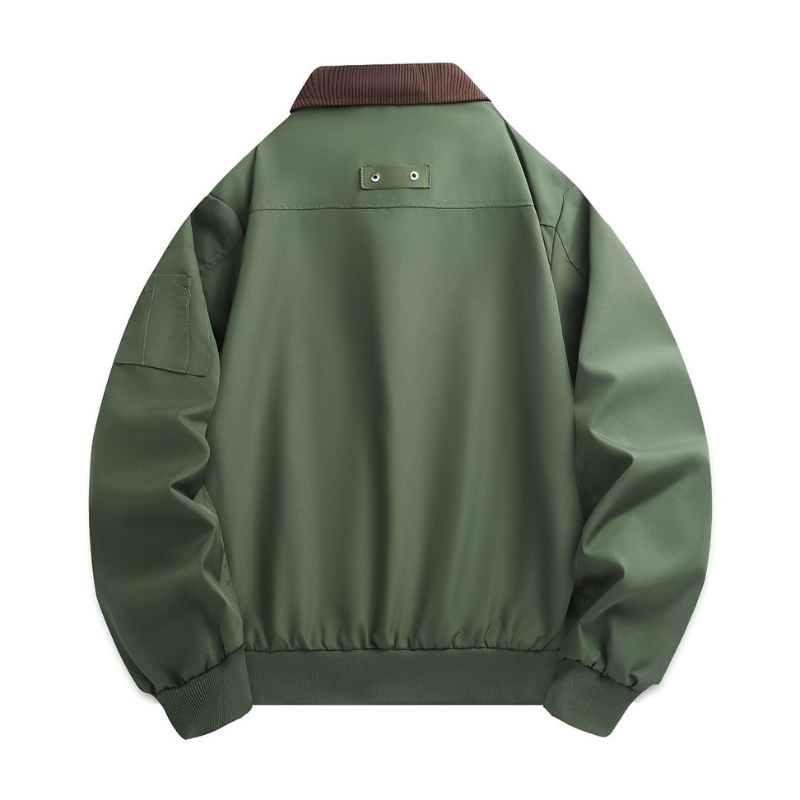 Winterjacke Herren | Leicht & Stilvoll | Mit Reverskragen & Reißverschluss