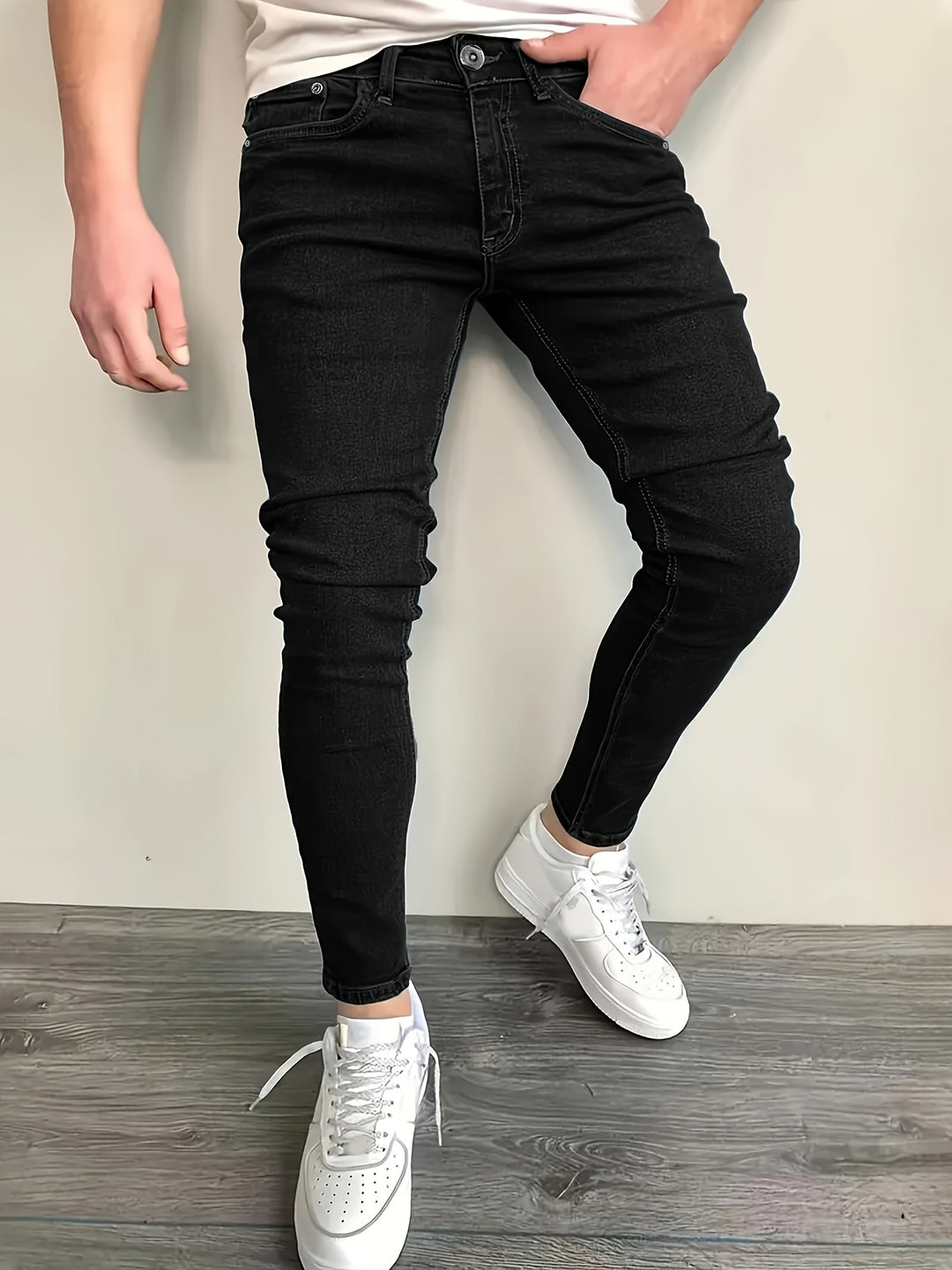Herren Jeans | Slimfit | Mit Knopfverschluss | Sommer