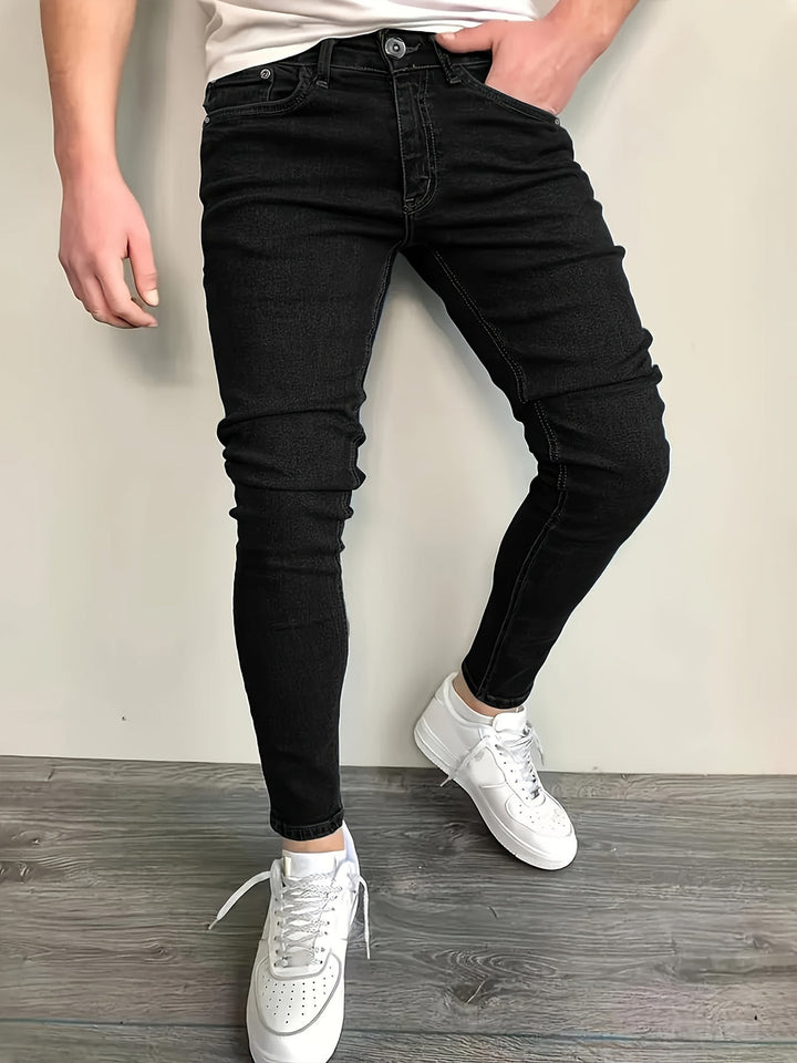 Herren Jeans | Slimfit | Mit Knopfverschluss | Sommer