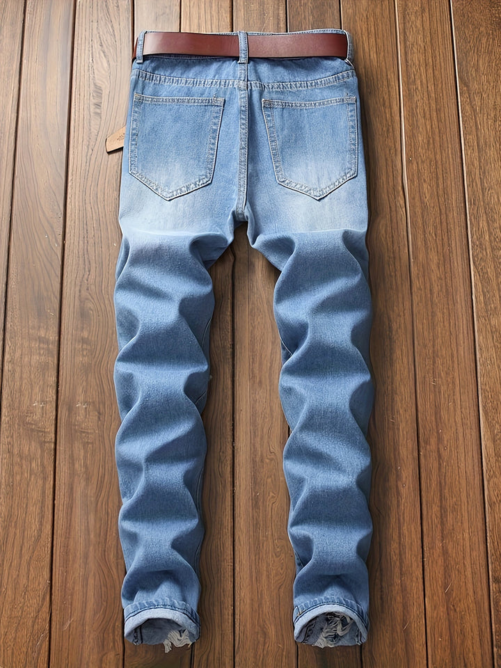 Herren Jeans | Slimfit | Mit Knopfverschluss | Sommer