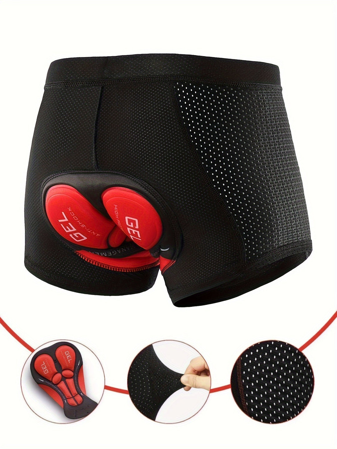 Herren Fahrradhose | Gepolstertes Design | Slim Fit | Sommer