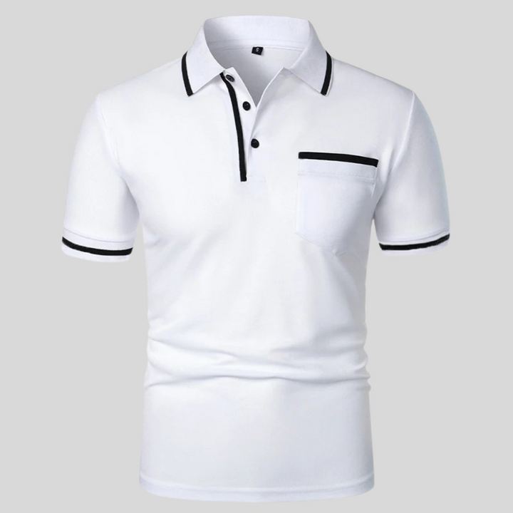 Herren Polohemd | Schmale Passform | Mit Knopfleiste | Sommer