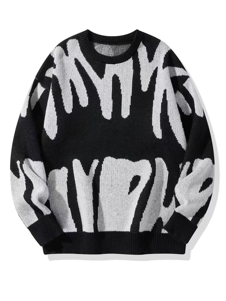 Sweatshirt Herren | Modischer Strickpullover | Trendige Kleider