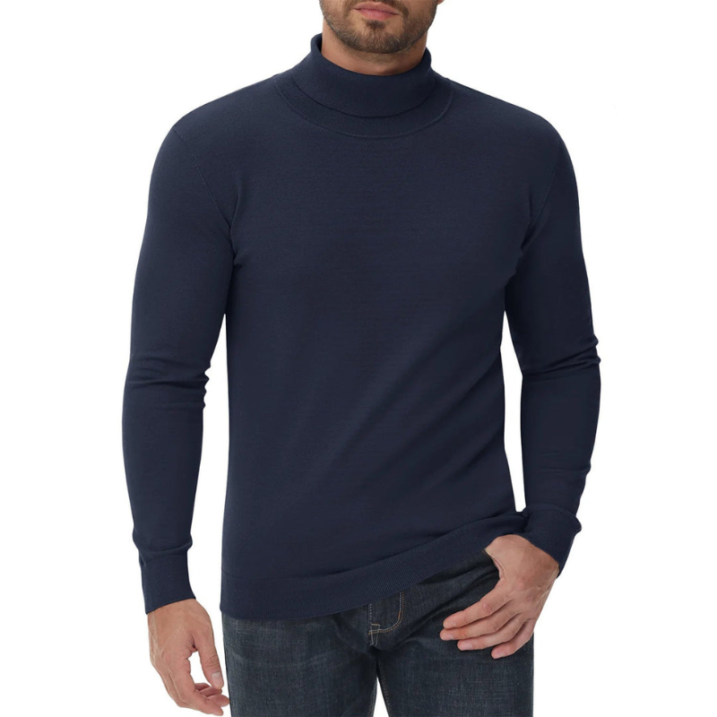 Rollkragenpullover Herren | Klassischer Pullover | Casual Kleider