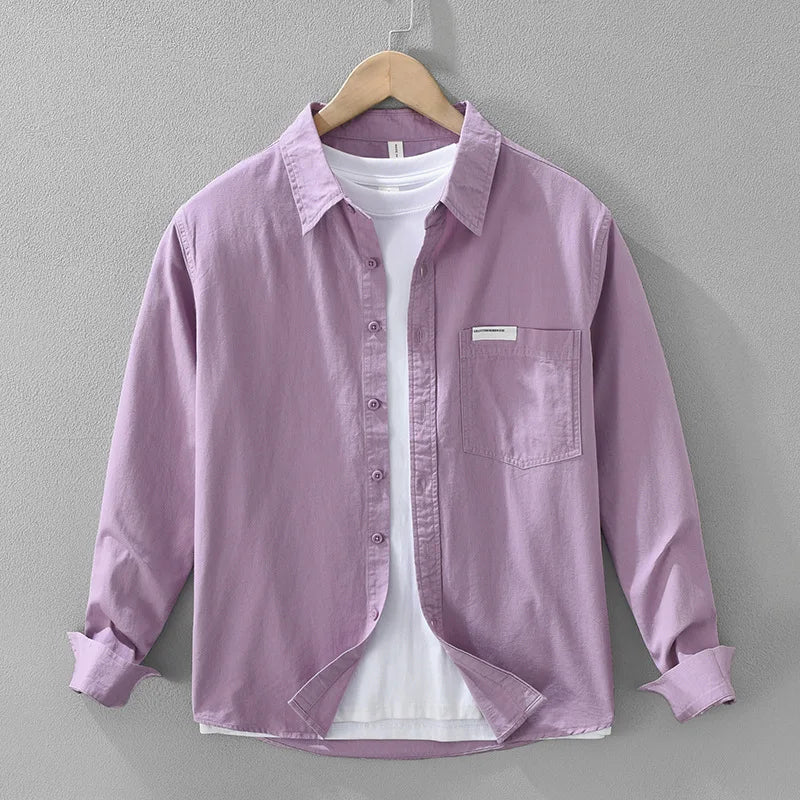Herren Hemd | Straight | Mit Knöpfen | Sommer
