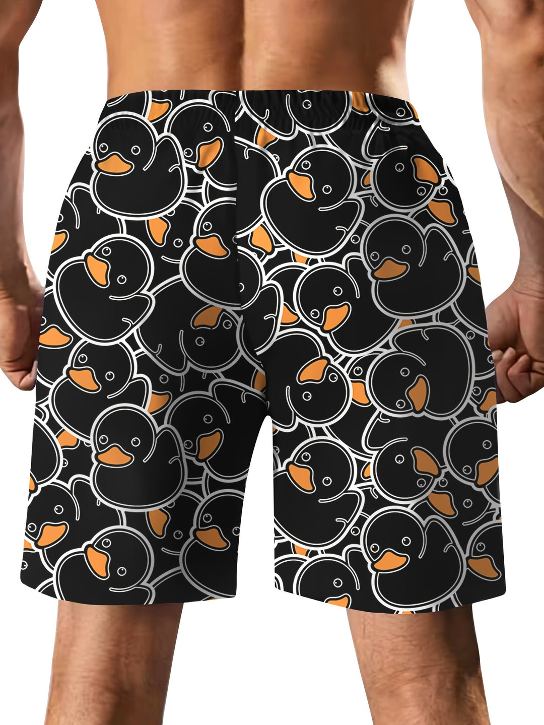 Herren Shorts | Relaxed Fit | Print Design &amp; Kordelzug | Sommer