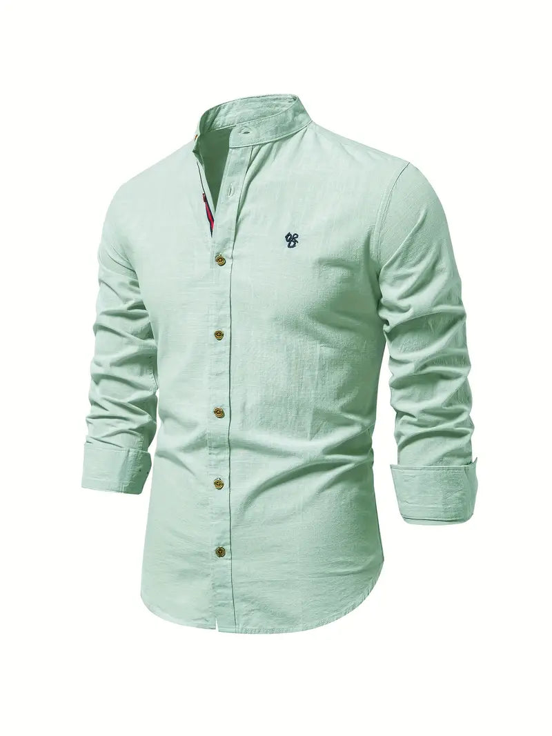 Herren Shirt | Slimfit | Mit Knopfleiste | Business Alltag Frühling
