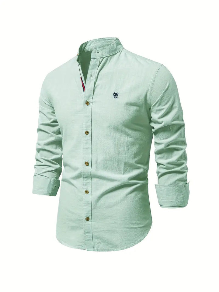 Herren Shirt | Slimfit | Mit Knopfleiste | Business Alltag Frühling