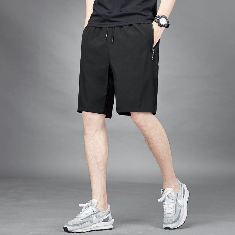 Herren Shorts | Straight | Mit Reißverschluss Detail | Sommer