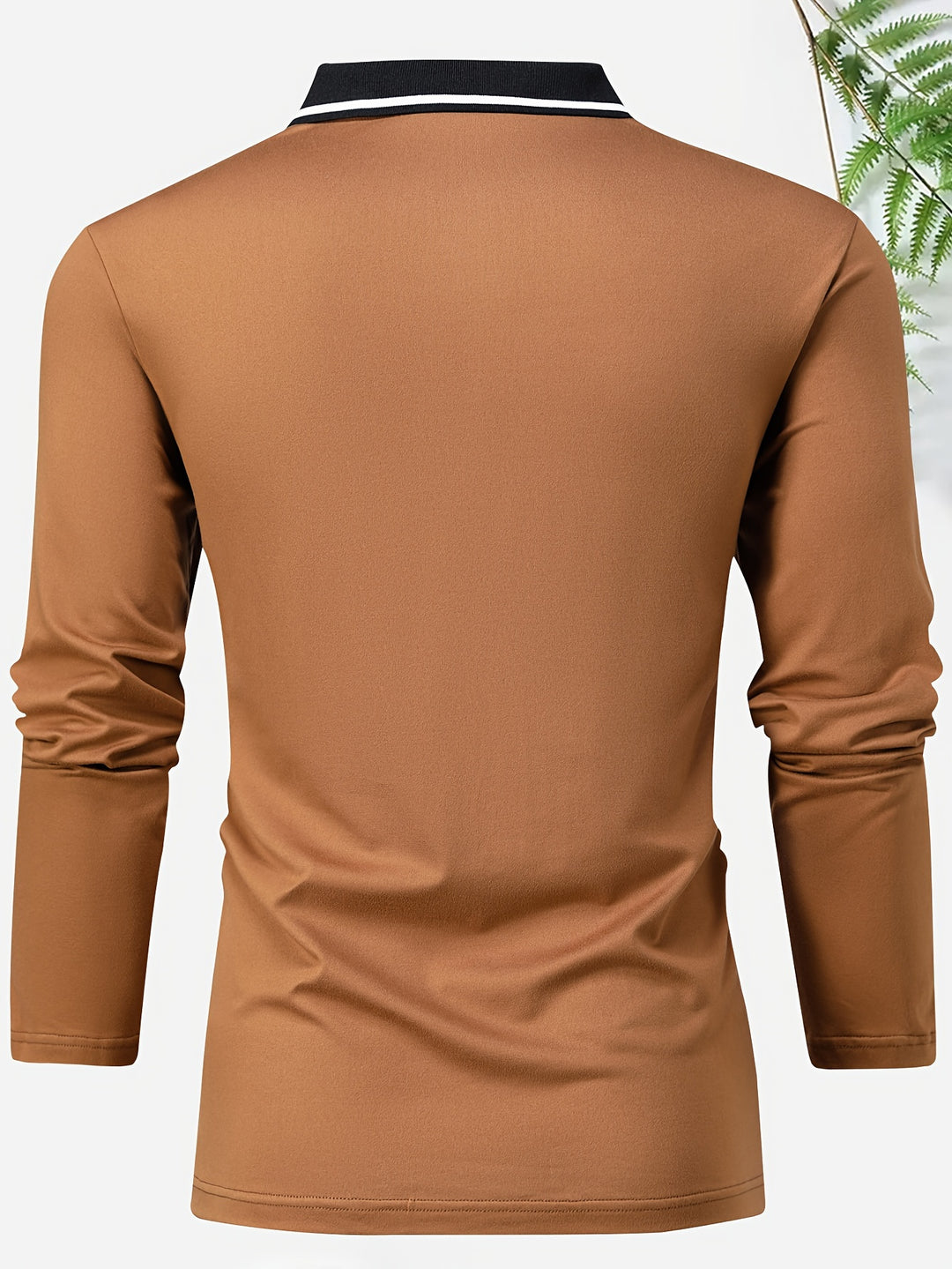Herren Casual Rugbyshirt | V-Ausschnitt & Lange Ärmel | Frühling & Herbst | Polo