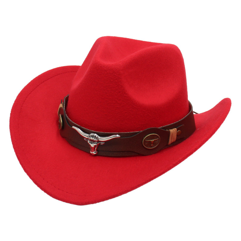 Herren Cowboyhut | Vintage | Mit Zierband | Western Stil