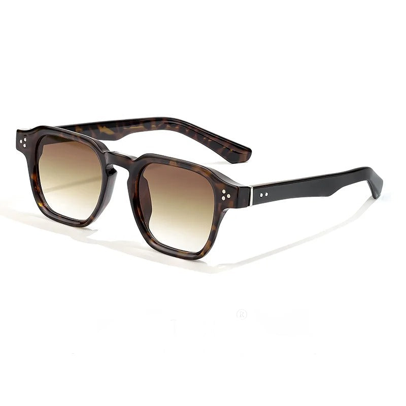 Herren Sonnenbrille | Transparentes Gestell | Verlaufsgläser | Sommer