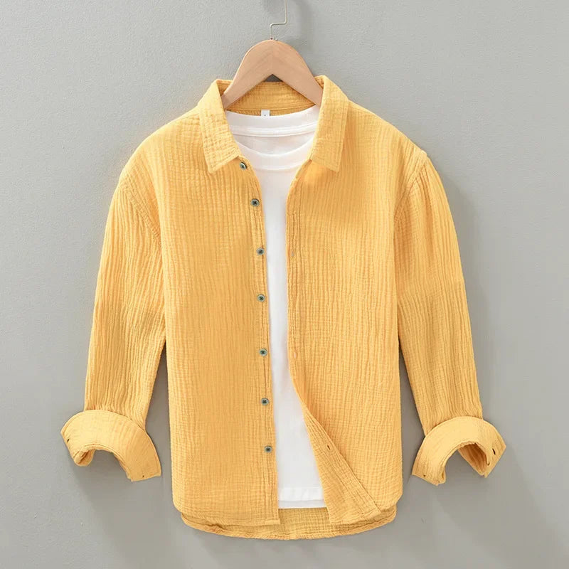 Herren Hemd | Oversized | Mit Knöpfen | Sommer
