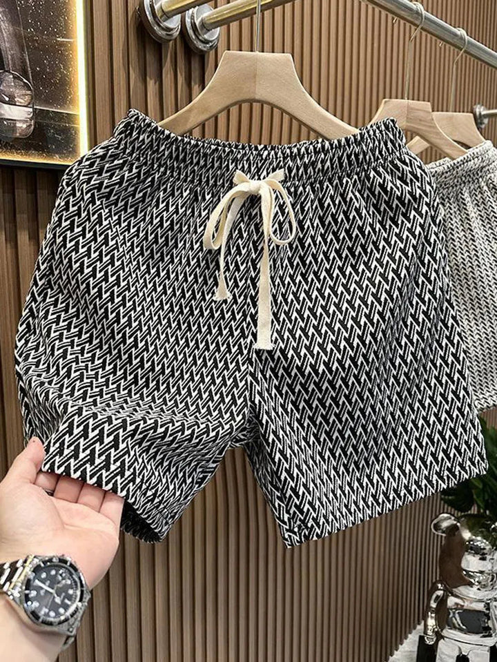 Herren Shorts | Retro | Mit Kordelzug | Sommer