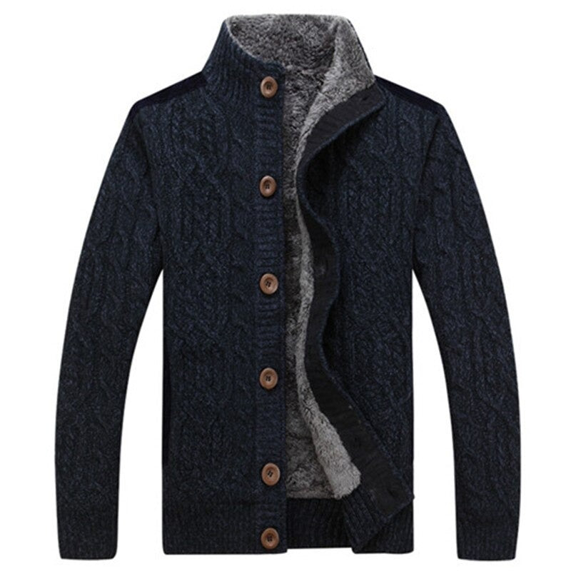 Herren Strickjacke | Slimfit | Mit Knöpfen | Winter