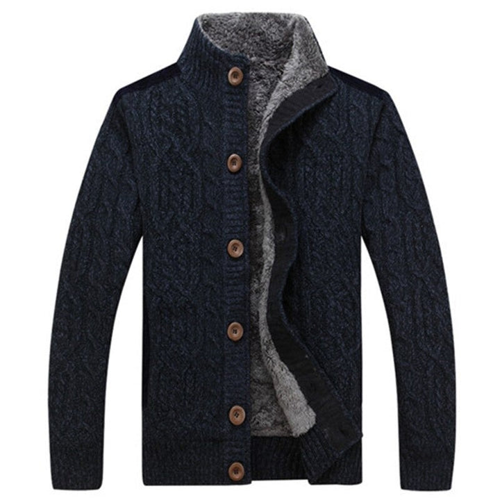 Herren Strickjacke | Slimfit | Mit Knöpfen | Winter