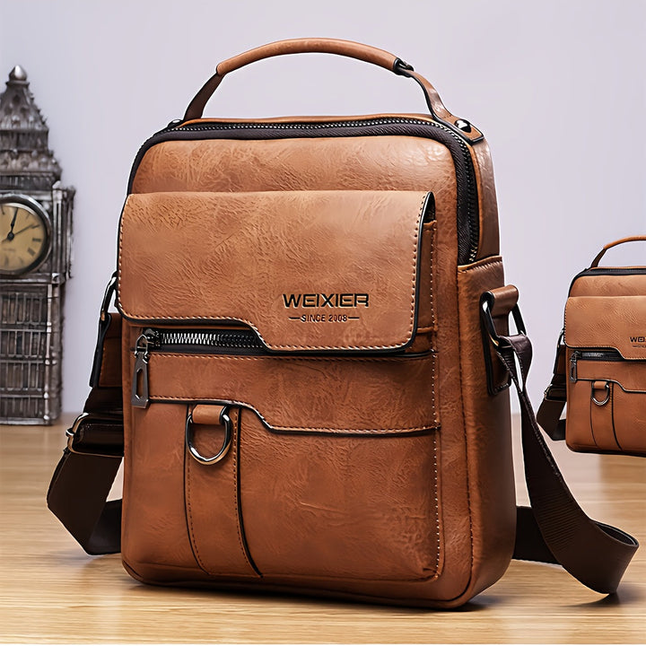 Herren Tasche | Classic Elegant | Mit Reißverschluss | Alltag