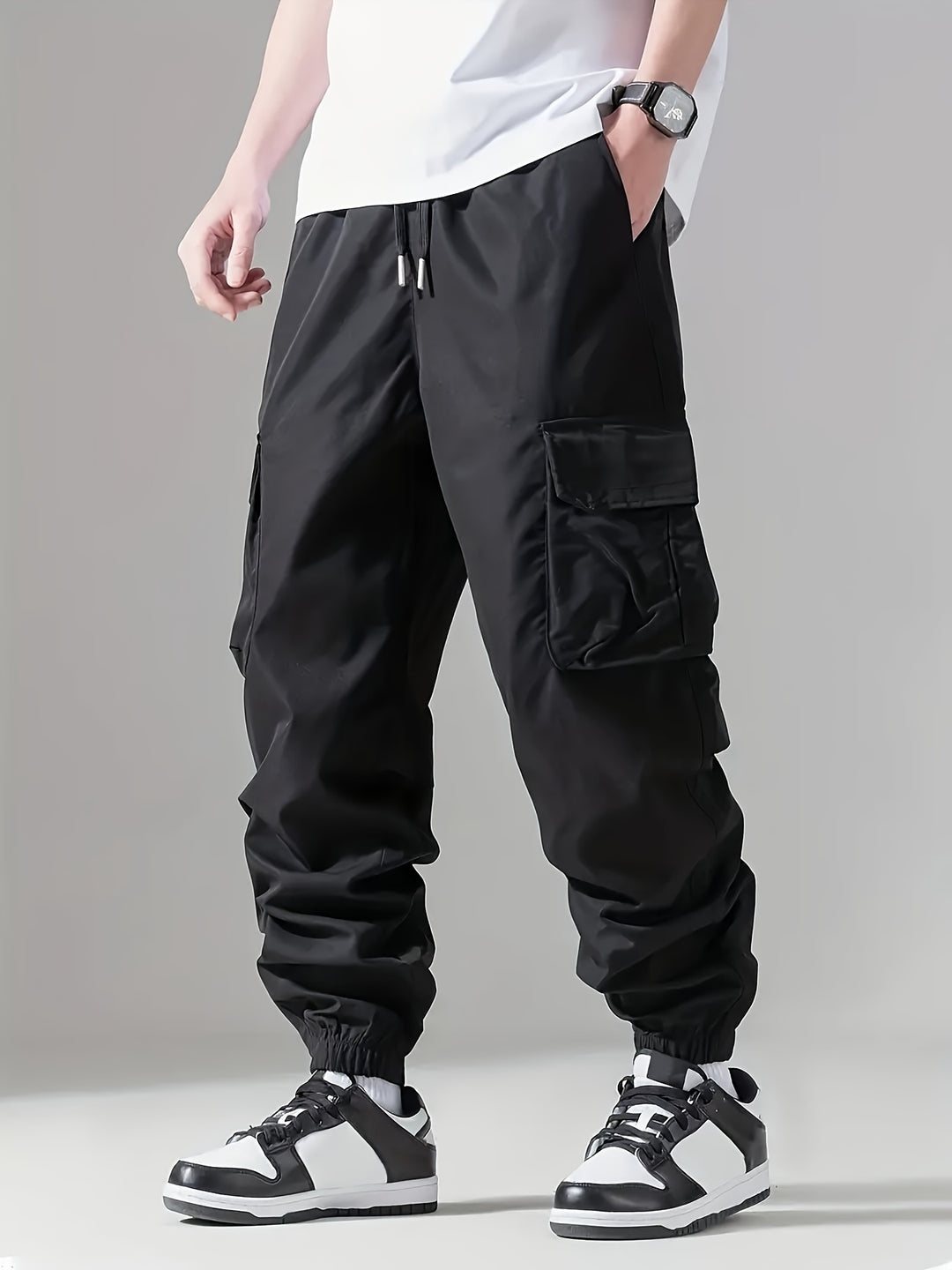 Herren Hose | Tapered Cargo | Mit Taschen | Sommer