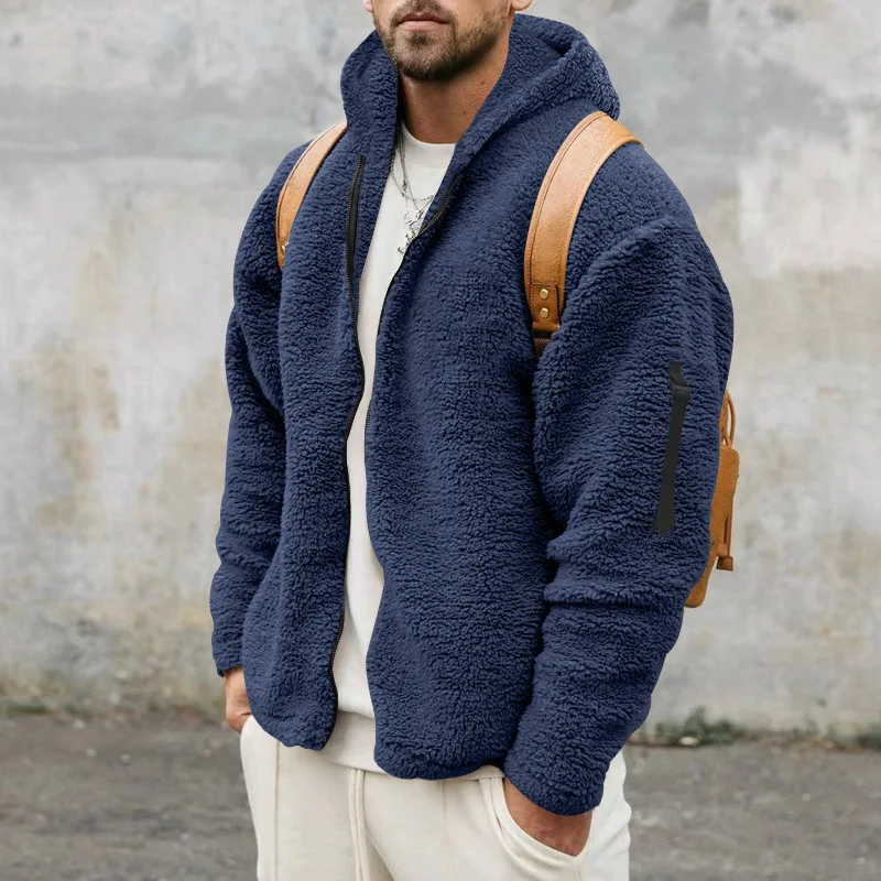 Jacke Herren | Sweatshirt Herren Zipper | Wendbarer Loose Fit Style
