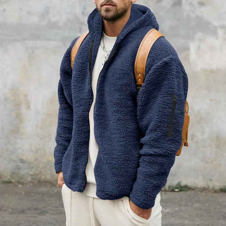 Jacke Herren | Sweatshirt Herren Zipper | Wendbarer Loose Fit Style