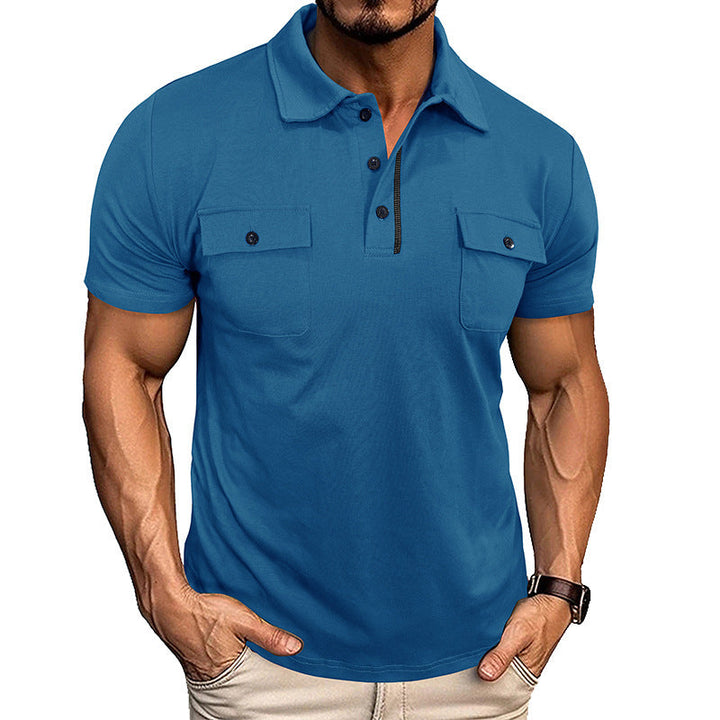 Herren Poloshirt | Slimfit Elegant | Mit Knöpfen | Sommer