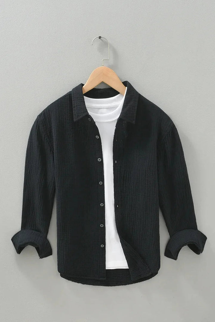 Herren Hemd | Oversized | Mit Knöpfen | Sommer