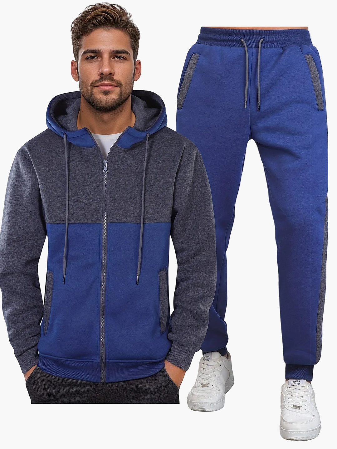 Herren Set | Sportlicher Hoodie Jogger | Komfortable Kleider Herren