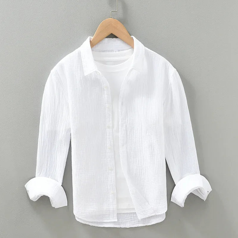 Herren Hemd | Oversized | Mit Knöpfen | Sommer