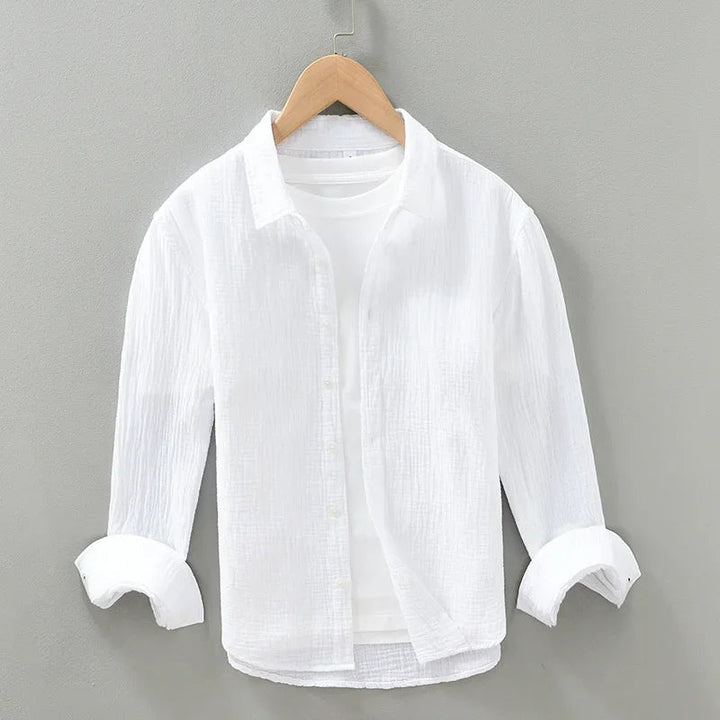 Herren Hemd | Oversized | Mit Knöpfen | Sommer
