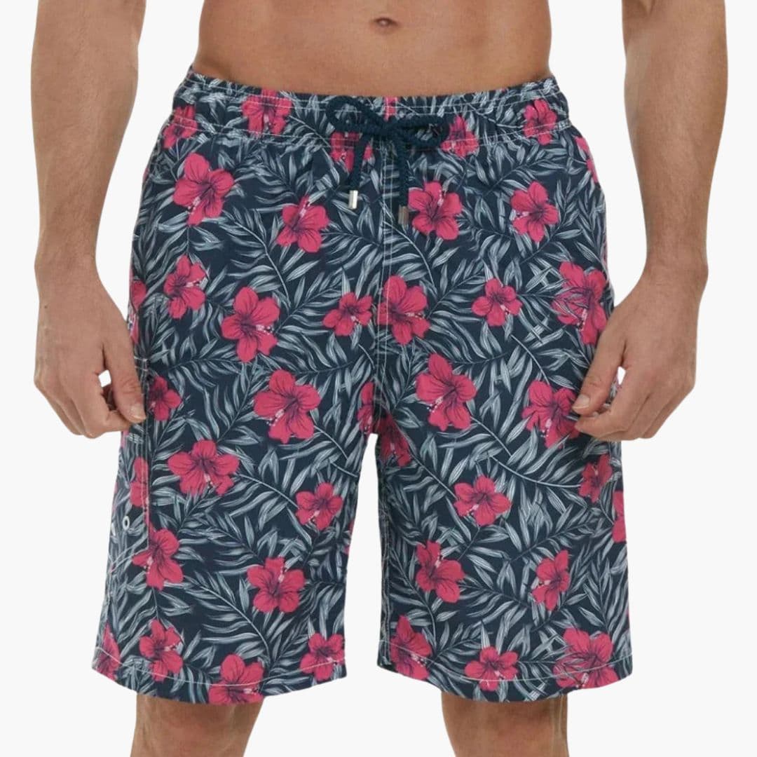 Herren Badeshorts | Straight | Mit Kordelzug | Sommer