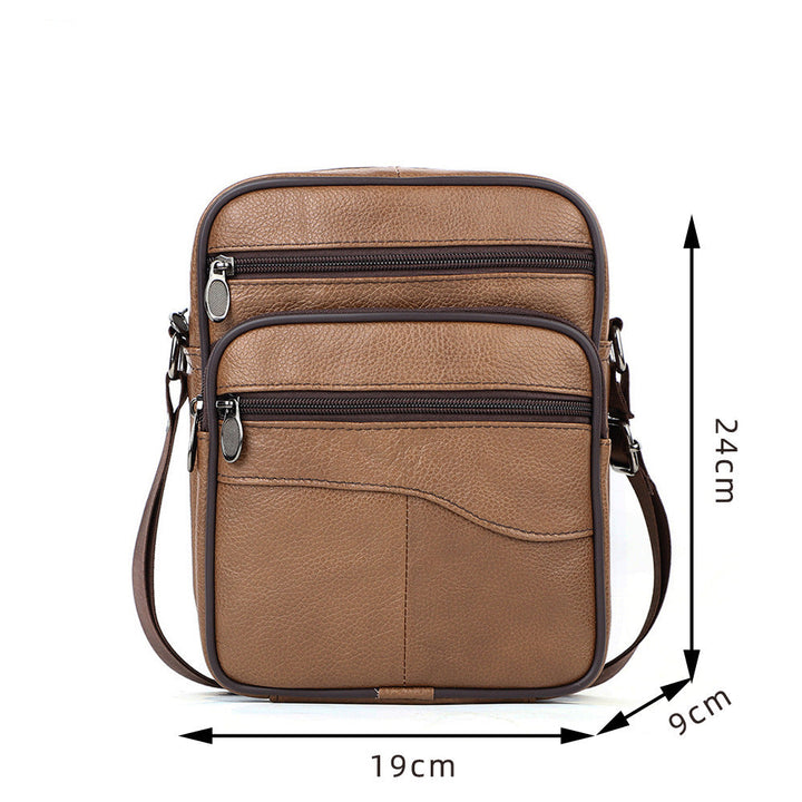 Herren Tasche | Compact Classic | Mit Reißverschluss | Alltag