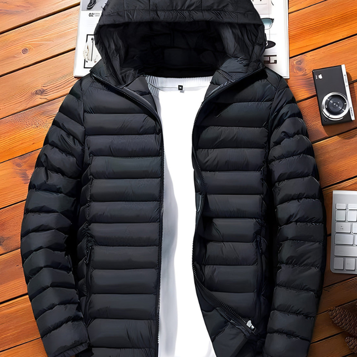 Winterjacke Herren | Steppjacke mit Kapuze | Casual Jacke Herren