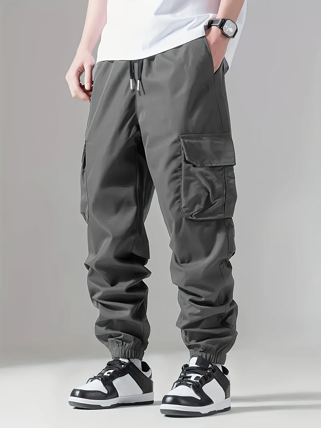 Herren Hose | Tapered Cargo | Mit Taschen | Sommer