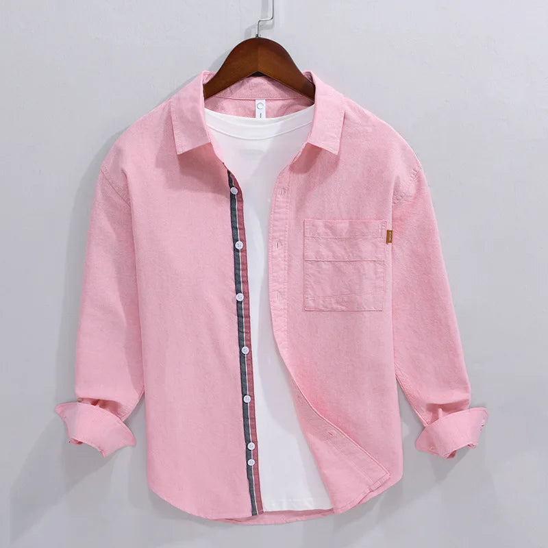 Herren Hemd | Straight | Mit Knöpfen | Sommer