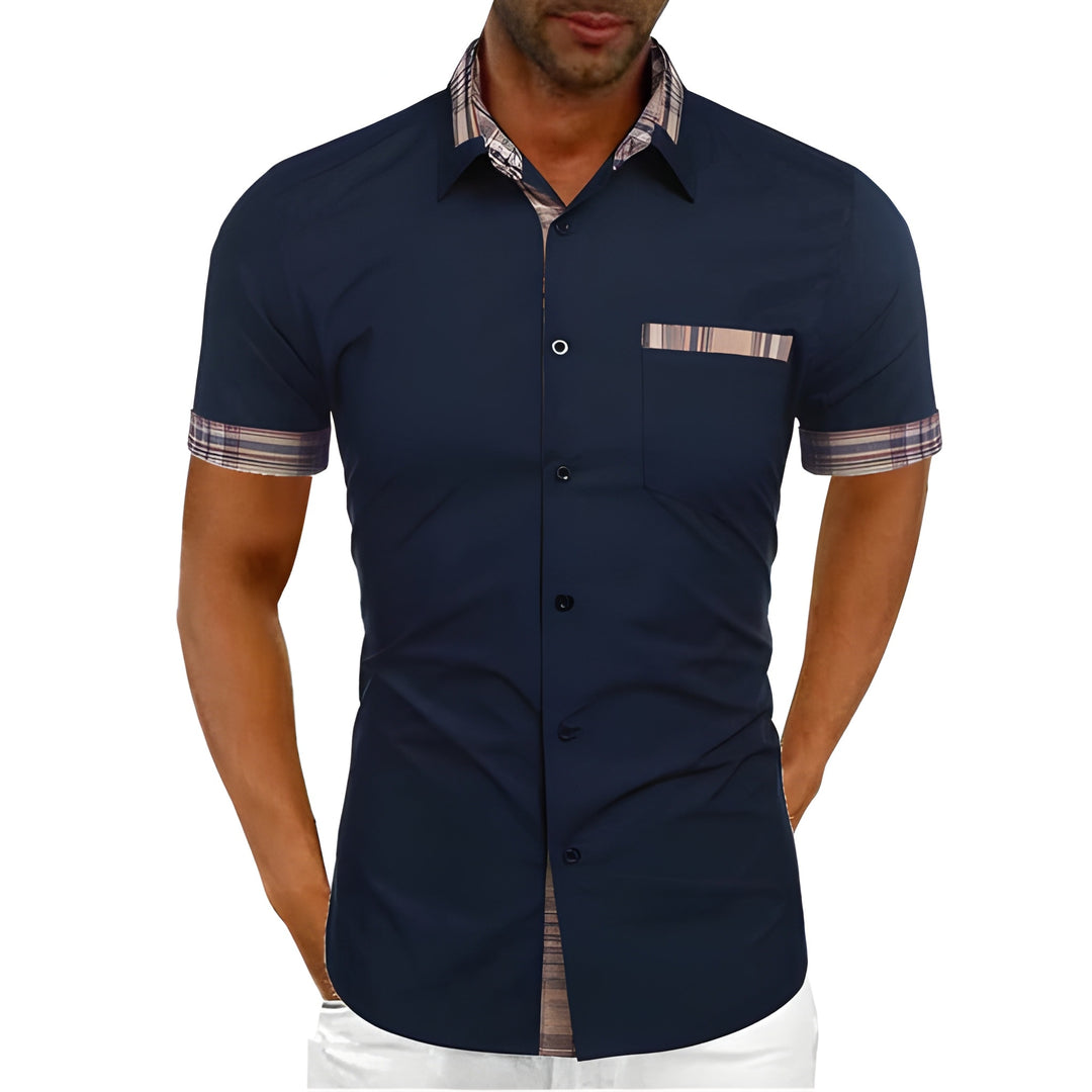 Herren Hemd | Slimfit | Brusttasche | Sommer