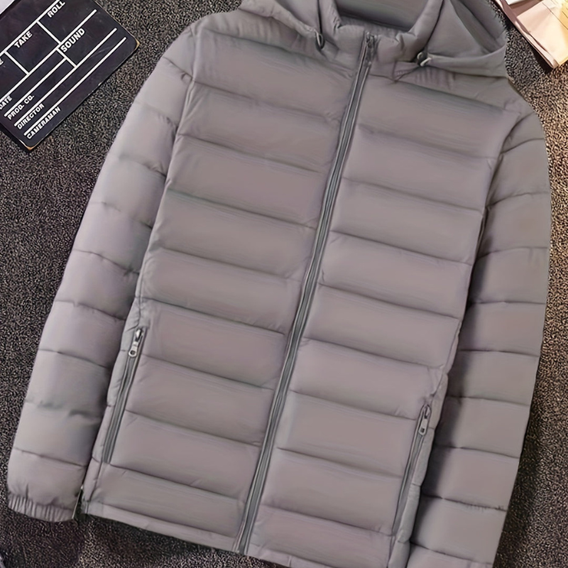 Winterjacke Herren | Steppjacke mit Kapuze | Casual Jacke Herren