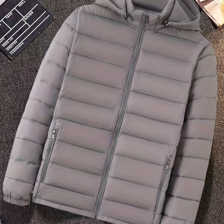 Winterjacke Herren | Steppjacke mit Kapuze | Casual Jacke Herren