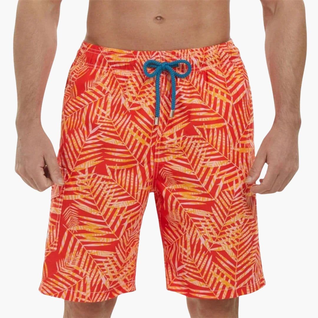 Herren Badeshorts | Straight | Mit Kordelzug | Sommer