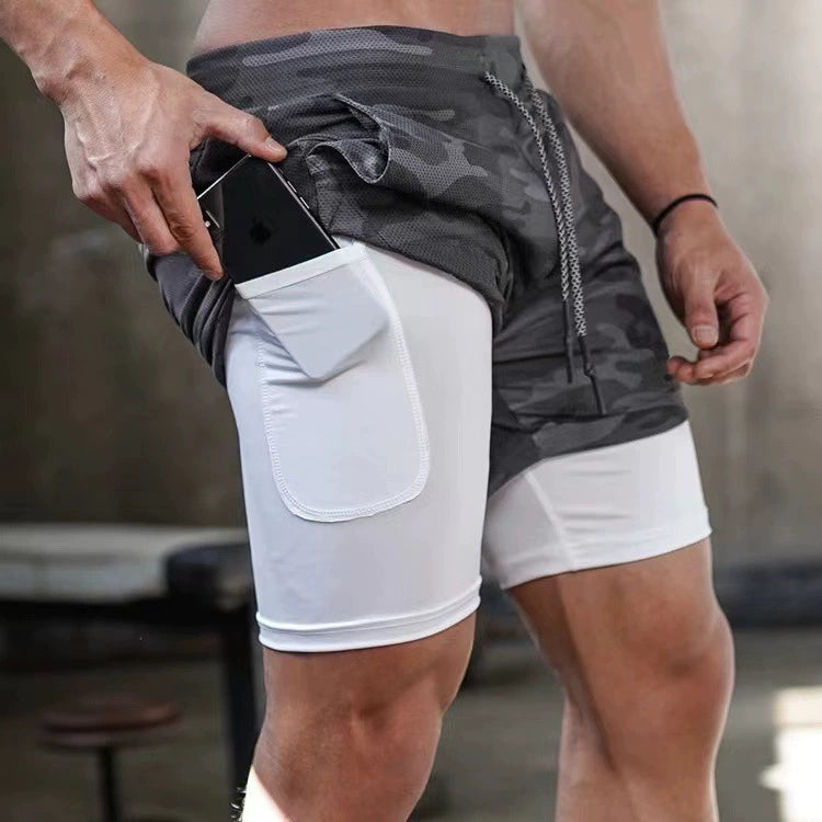 Herren Shorts | Sport | Mit Binnenhose Hybrid | Sommer