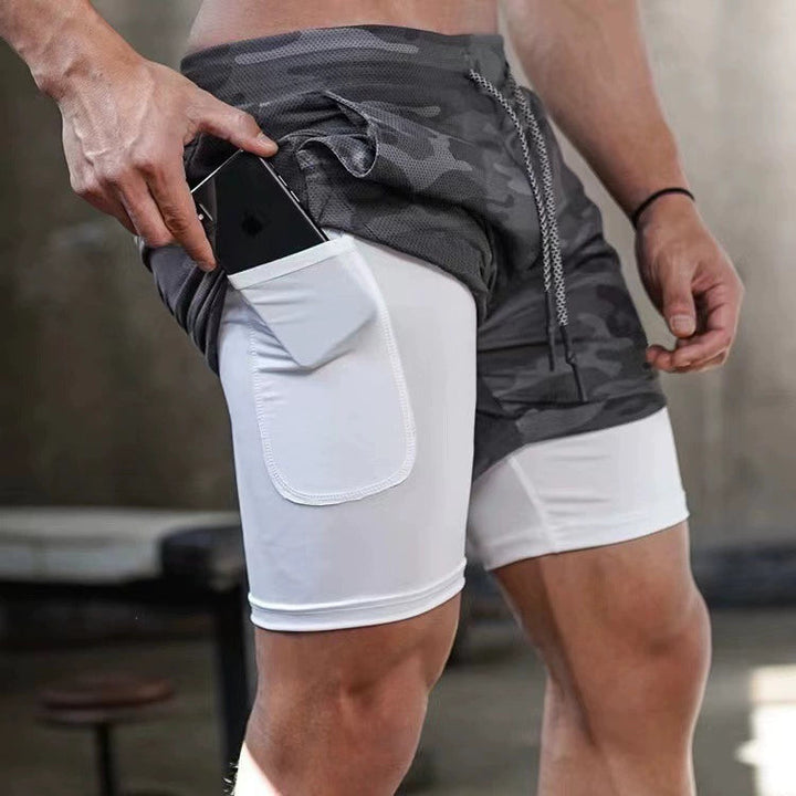Herren Shorts | Sport | Mit Binnenhose Hybrid | Sommer