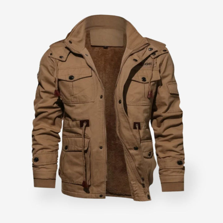 Winterjacke Herren | Parka Herren Warm | Mit Kapuze Design