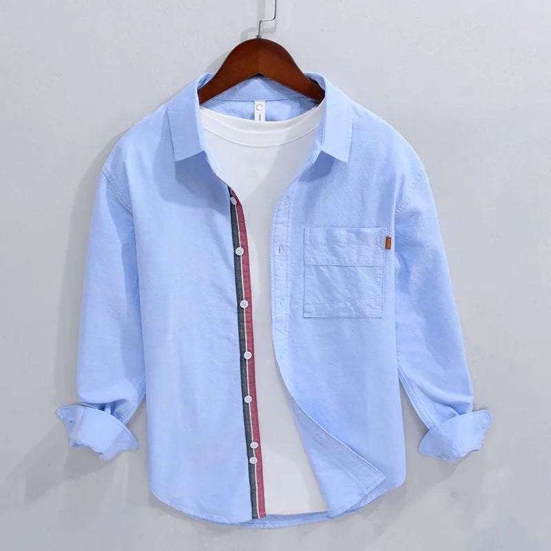 Herren Hemd | Straight | Mit Knöpfen | Sommer