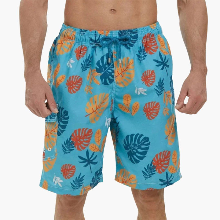 Herren Badeshorts | Straight | Mit Kordelzug | Sommer