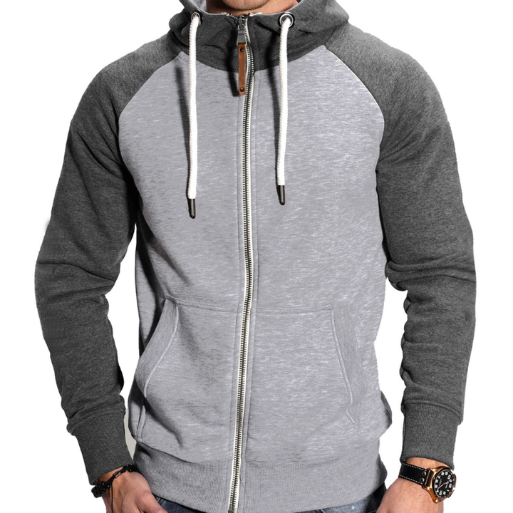 Herren Pulli | Sport Hoodie mit Reißverschluss | Warmer Pullover