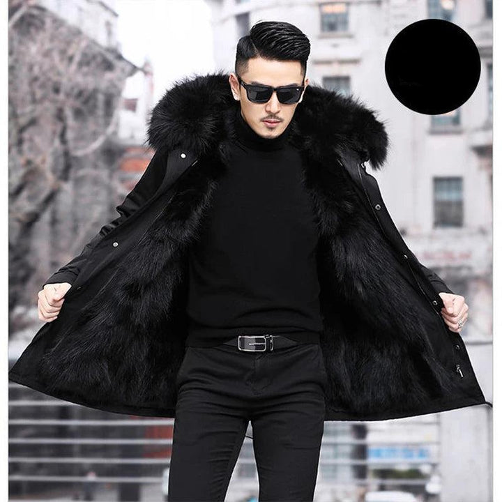 Winterjacke Herren | Parka Herren Gepolstert | Warme Outdoor Jacke