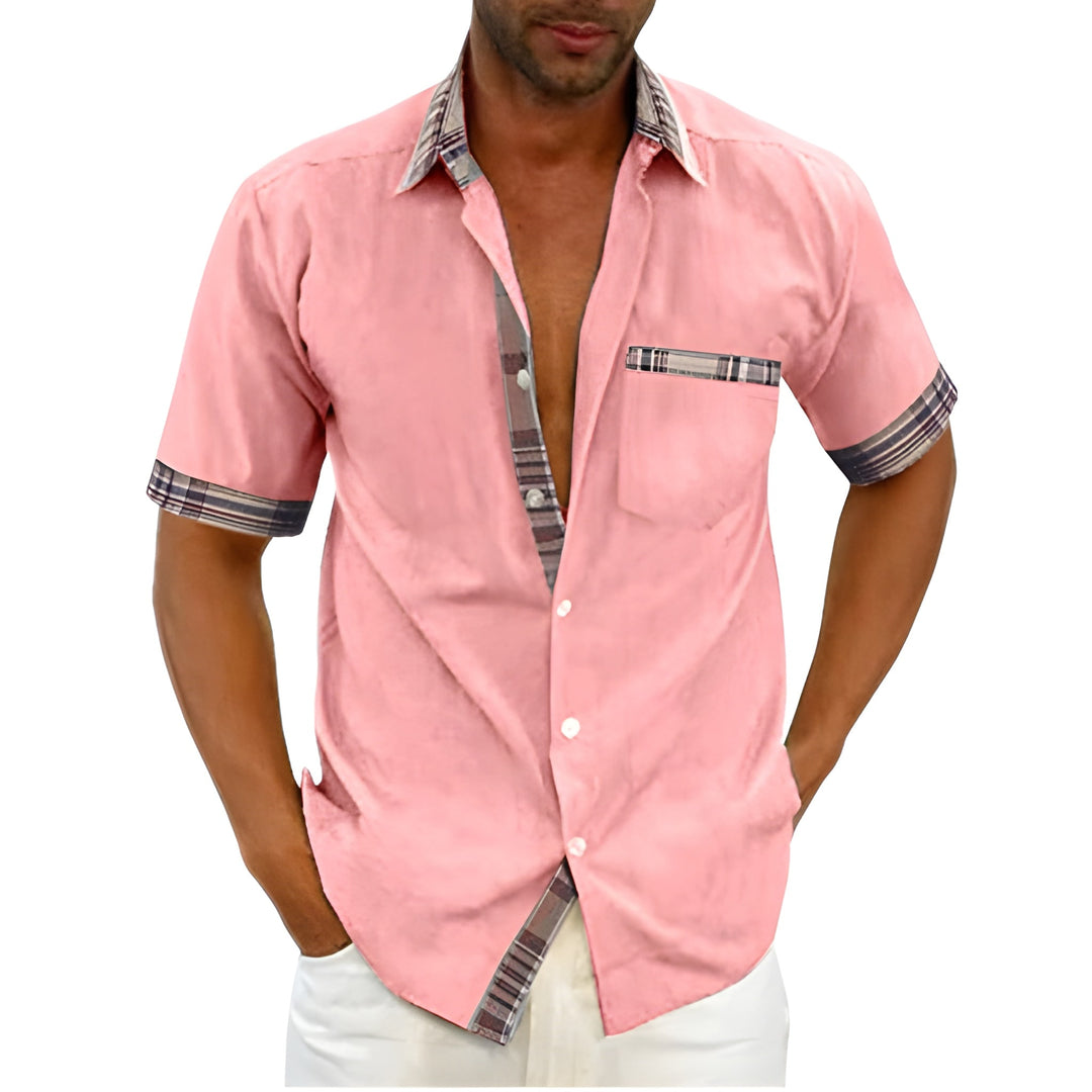 Herren Hemd | Slimfit | Brusttasche | Sommer