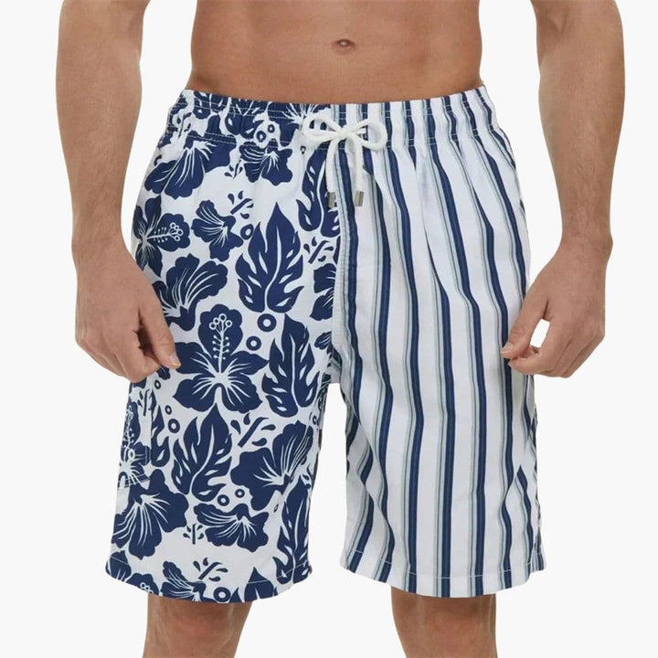 Herren Badeshorts | Straight | Mit Kordelzug | Sommer