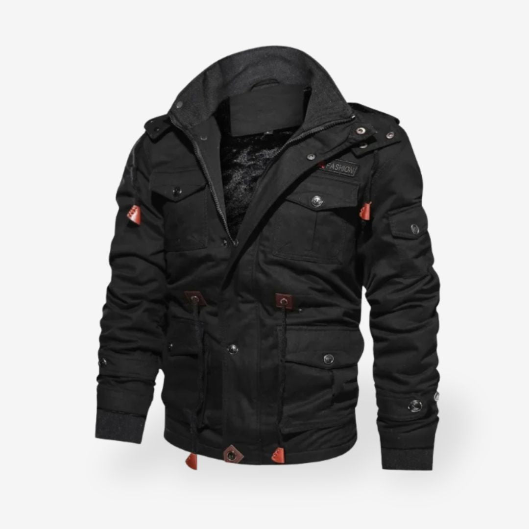 Winterjacke Herren | Parka Herren Warm | Mit Kapuze Design