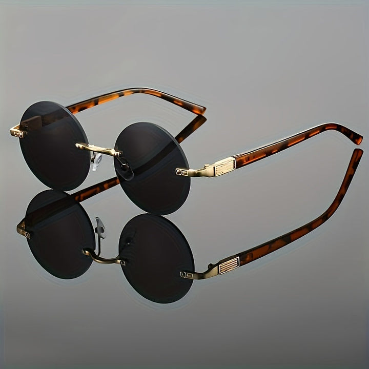 Herren Sonnenbrille | Retro Gläser | Rund | Sommer