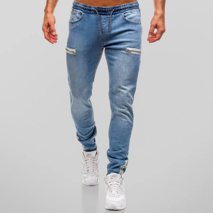 Herren Jeans | Slimfit Cargo | Reißverschluss | Frühling